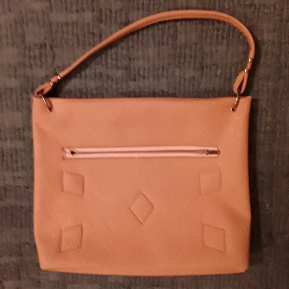 NWOT GOLD PURSE,   11-1/2" X 9" x 2"